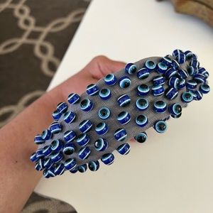 Lele Sadoughi Evil Eye Knotted headband